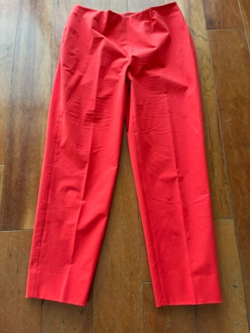 PIAZZA SEMPIONE  "AUDREY" PANTS.  RED.  SIZE 8/44